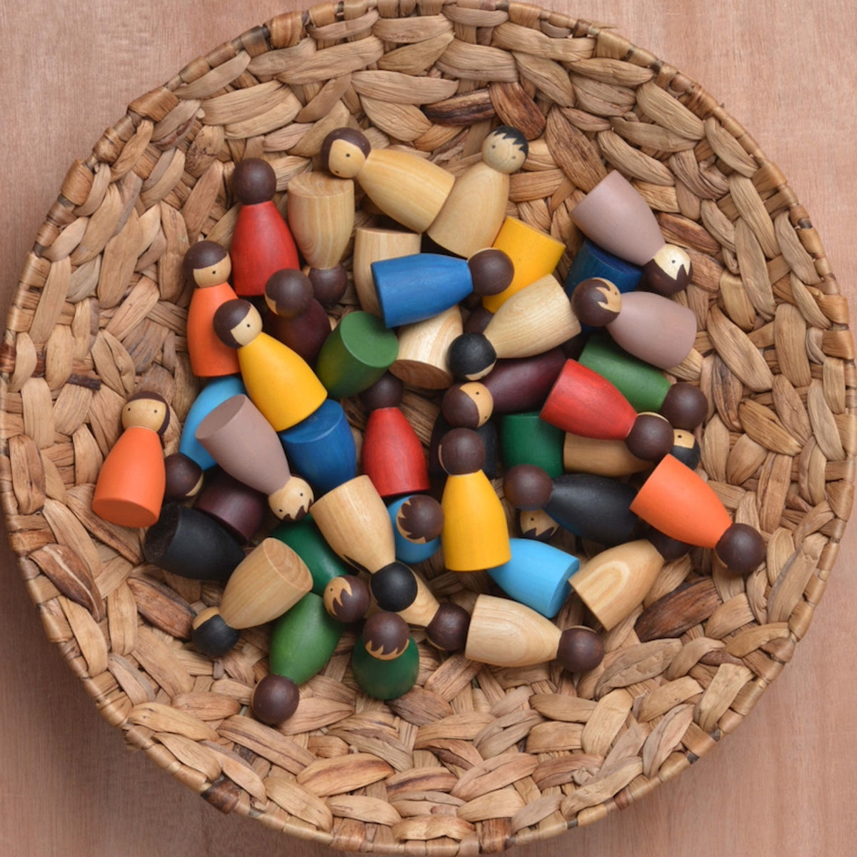 Wooden Peg Doll Folks|Eco Toys