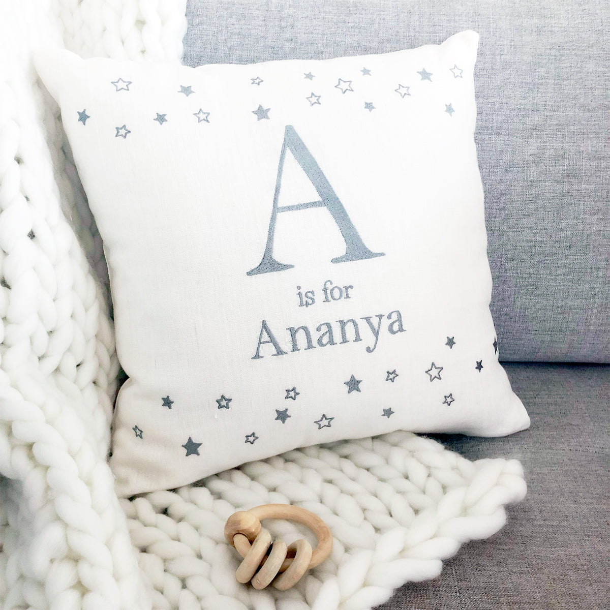 Baby 2024 name cushion