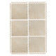 White Patterned polka in beige Playmat- Shapes