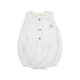Organic Muslin Baby Romper (Pack of 3) – Ochre/Grey stripe/Grey