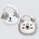 Newborn Bibs - Puppy & Lion (Pack of 2)
