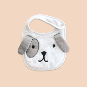 Newborn Bibs - Puppy & Lion (Pack of 2)