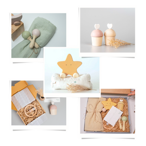 Wooden NewBorn Gift box - Star