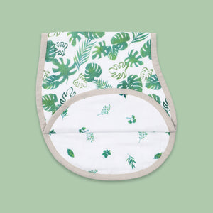 Bamboo Muslin Burp Cloth & Bib - Believe In Narwhals