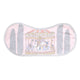 Organic Muslin Burp Cloth & Bib – Carnival Pink