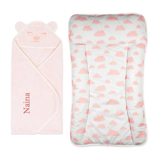 Wrap & Rest Set - Cloud Pink& Grrly Bear