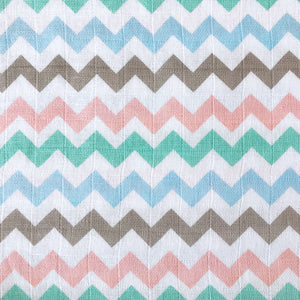 Swaddle & Burp Cloth Bib - Elephant Parade