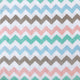 Swaddle & Burp Cloth Bib - Elephant Parade