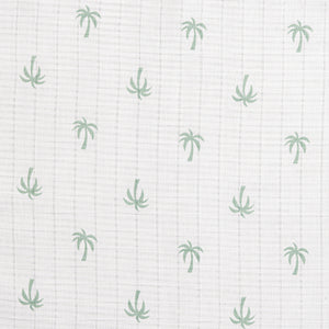 Organic Muslin Blanket - Palm Paradise