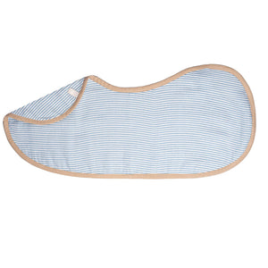 Organic Muslin Burp Cloth & Bib (Pack of 2) – Sea Breeze