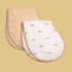 Organic Muslin Burp Cloth & Bib (Pack of 2) – Pineapple Bliss