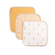 Organic Muslin Washcloths (Set of 3) – Pineapple Bliss