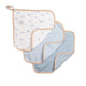 Organic Muslin Washcloths (Set of 3) – Sea Breeze