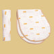 Swaddle & Burp Cloth Bib - Pineapple Bliss