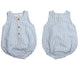 Organic Muslin Baby Romper (Pack of 3) – Sea Breeze