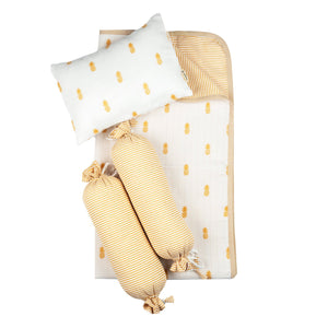 Mini Cot Set – Pineapple Bliss