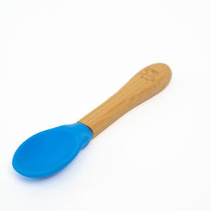 Limited Edition Peppa Pig Bamboo Bowl + Spoon - Blue