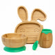 Bunny Life Bamboo Feeding Set - Green