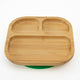 Square Life Bamboo Plate - Green