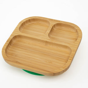 Square Life Bamboo Plate - Green