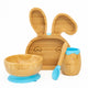 Bunny Life Bamboo Feeding Set - Blue