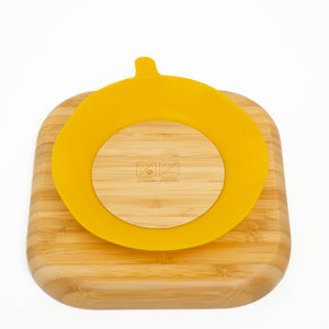 Square Life Bamboo Plate - Yellow