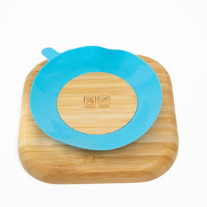 Square Life Bamboo Plate - Blue