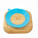 Square Life Bamboo Plate - Blue