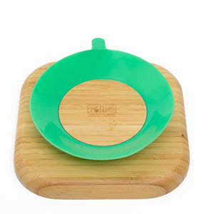 Square Life Bamboo Plate - Green