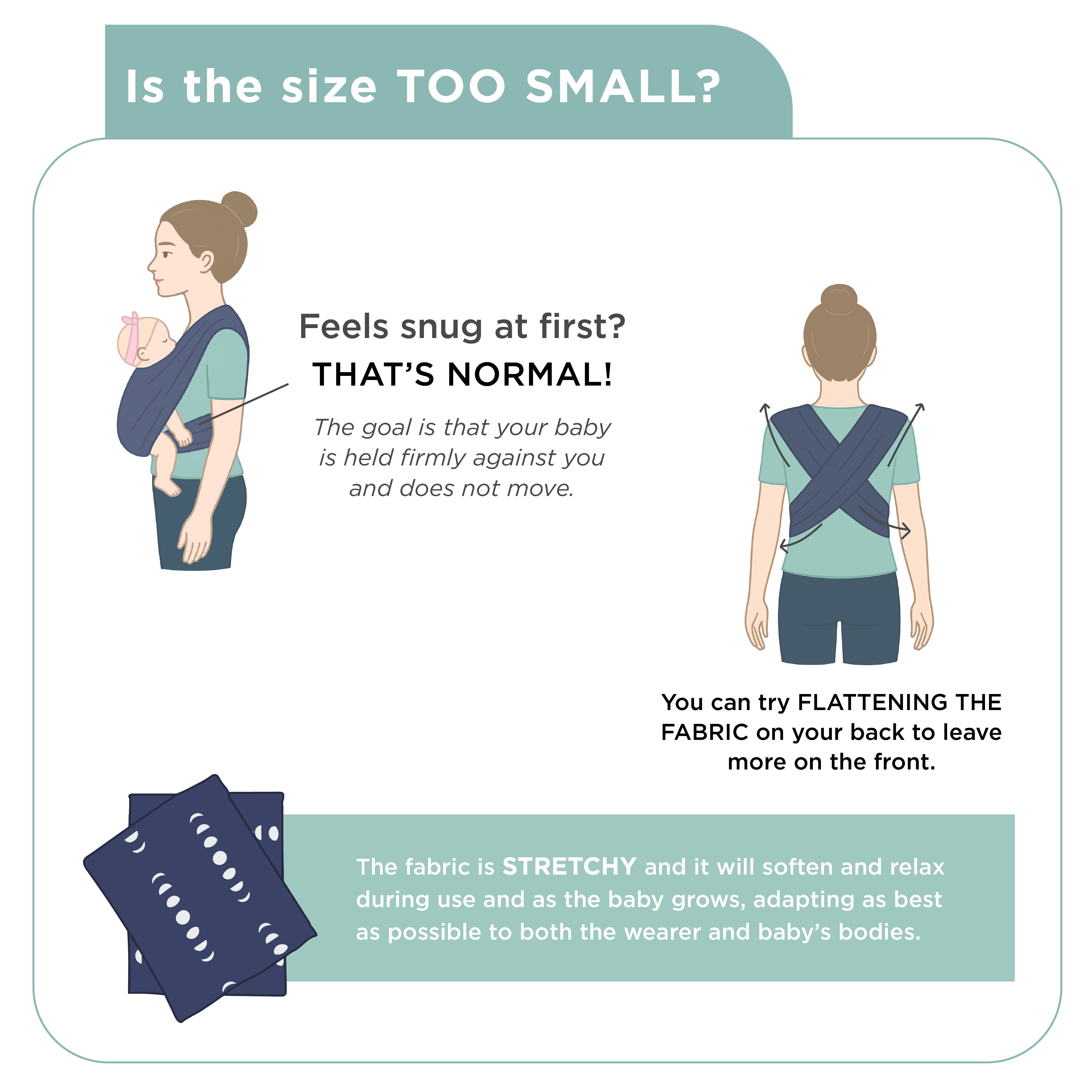 Godilo Ergonomic Organic Cotton Baby Carrier Wrap – Leaf