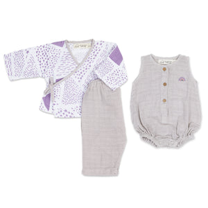 All Day Set (Romper & Kimono) - Never Stop Dreaming