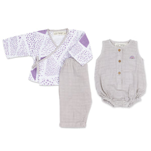 All Day Set (Romper & Kimono) - Never Stop Dreaming image 1