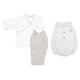 All Day Set (Romper & Kimono) - Sleepy Star Gold