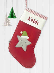 Christmas Stocking - Red Nosed Reindeer