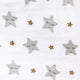 Swaddle & Burp Cloth Bib - Starry Night (Metallic)