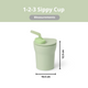 1-2-3 Sip! Sippy Cup (9m+) - Key Lime