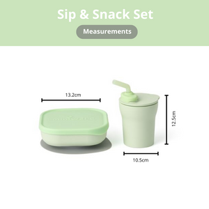 Sip & Snack Bundle (6m+) – Lime/ Key Lime