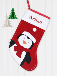 Christmas Stocking - Red Nosed Reindeer