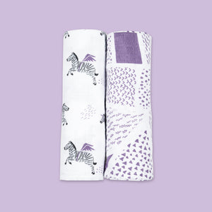 Organic Muslin Swaddles (Set of 2)