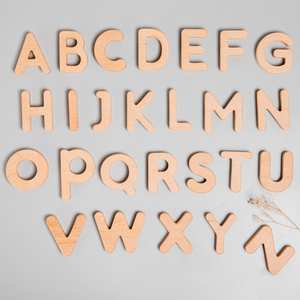 Wooden Alphabet Letters - Uppercase