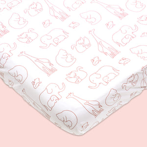 Organic Cotton Fitted Cot Sheet – Always Be My Baby