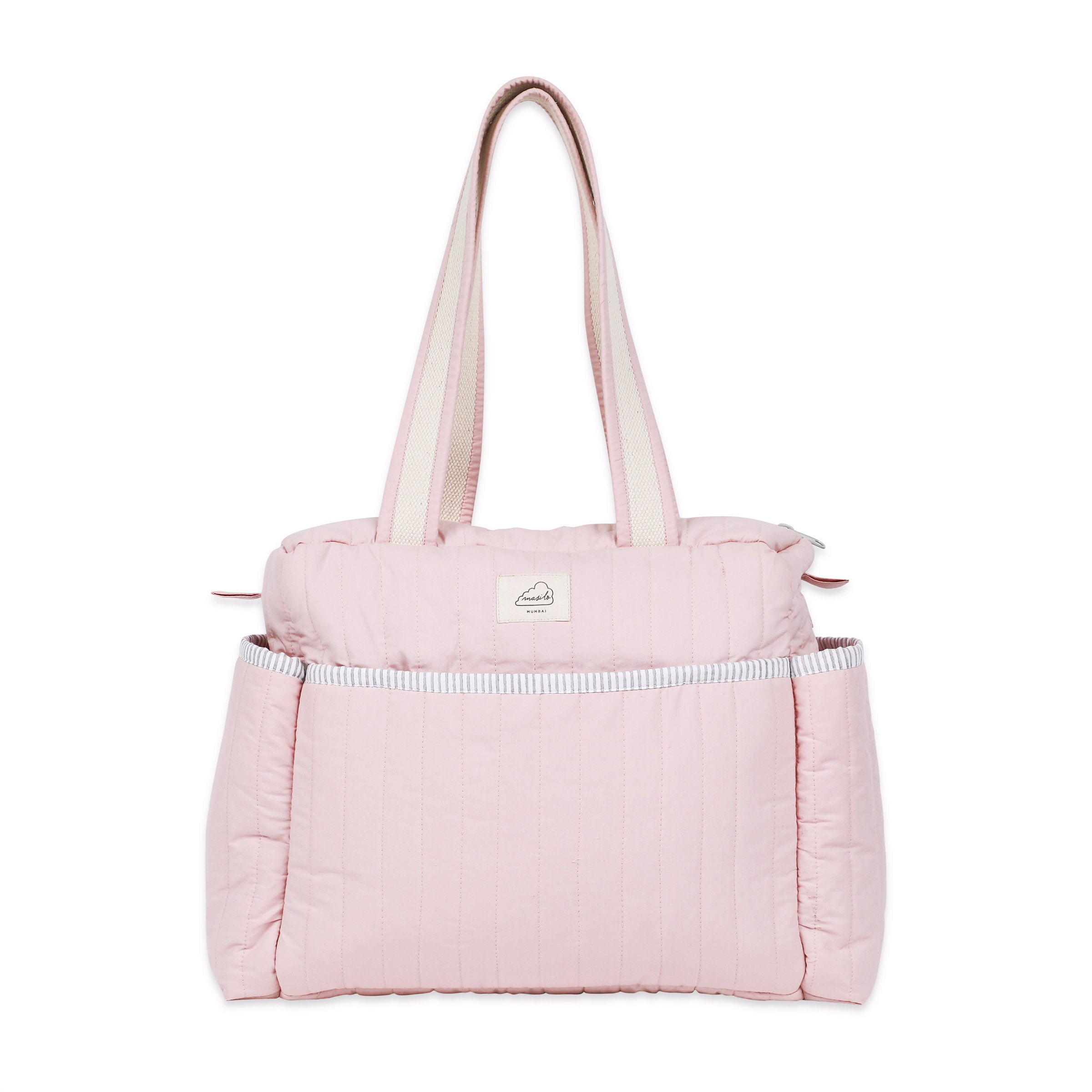Masilo Organic Cotton Changing Bag in Blush