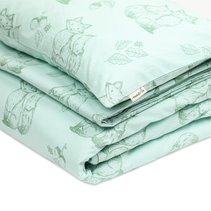 Organic Cotton Toddler Cot Set – Clever Fox