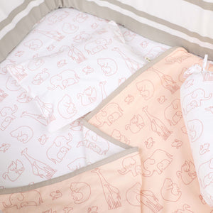 Organic Cotton Cot Bedding Set – Always Be My Baby