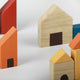 Wooden House Blocks