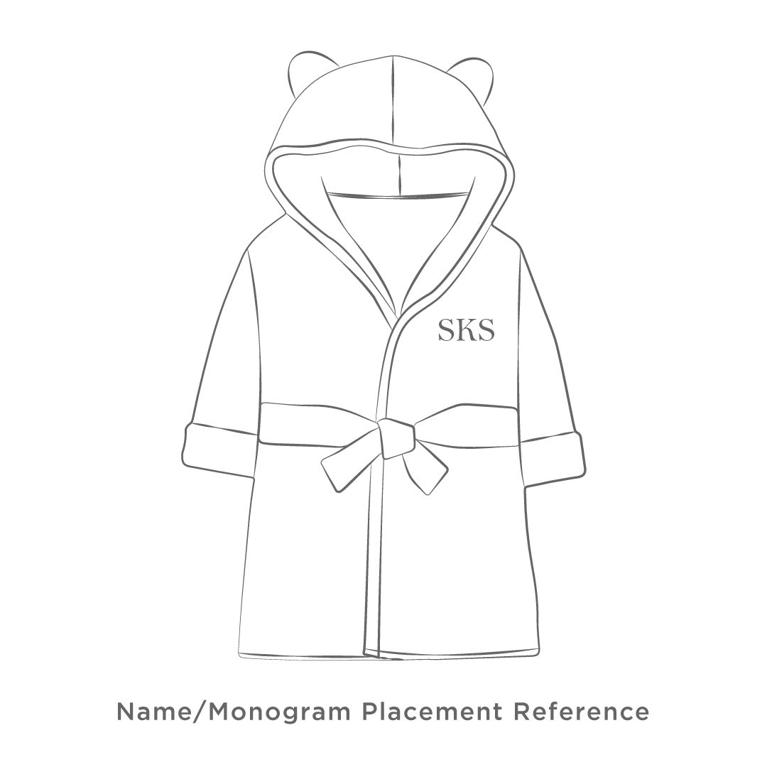 Monogrammed Kids Terry Velour Kimono Robe - Name and Initial – Cotton  Sisters