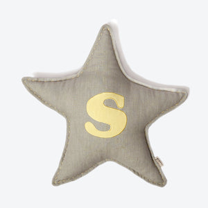 Monogram Star Cushion