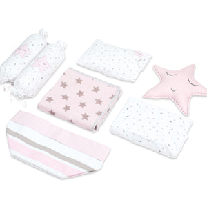 Rock My Crib Gift Basket – Pink Stars