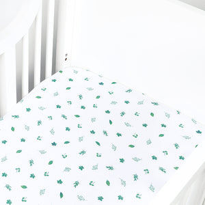 Bamboo Muslin Fitted Cot Sheet – Tropical Vibes Only