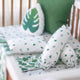 Bamboo Muslin Cot Bedding Set – Tropical Vibes Only